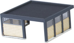 Kibri 38346 - H0 - Carport - Polyplate Bausatz